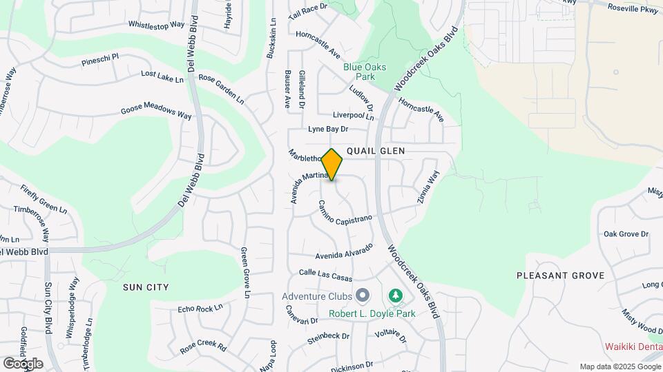 1819 Avenida Solano Map and Location Details