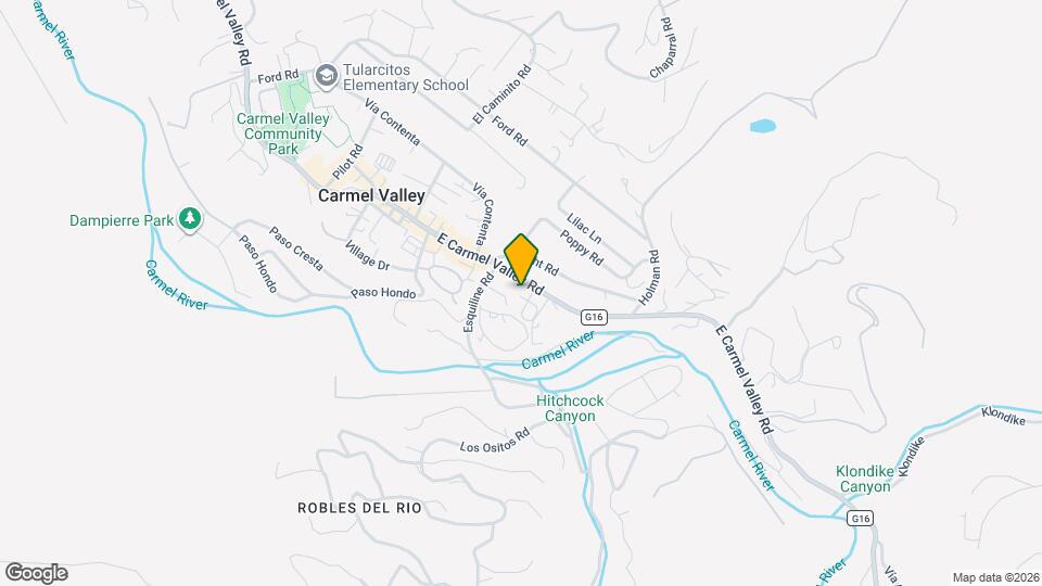 131 E Carmel Valley Rd Map and Location Details