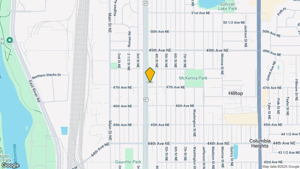 4707 University Ave NE Map and Location Details