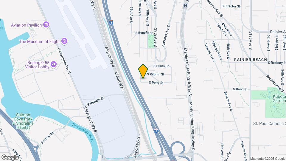 3708 S Perry St Map and Location Details