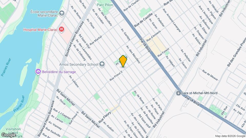 3791 Prieur Rue E Map and Location Details