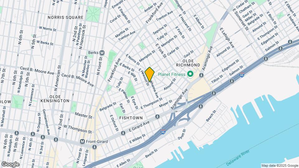 1415R E Hewson St Mapa y Detalles de la Ubicación