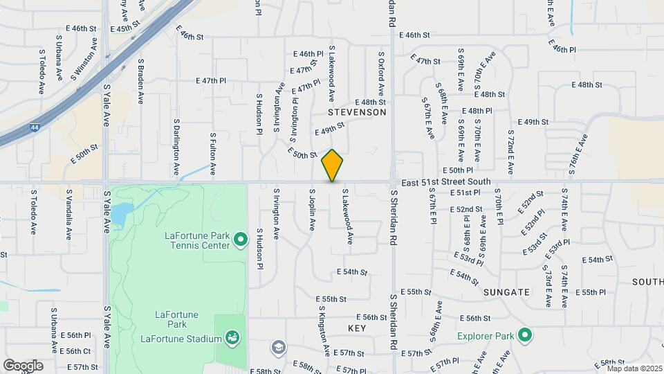5105 S Kingston Ave Map and Location Details