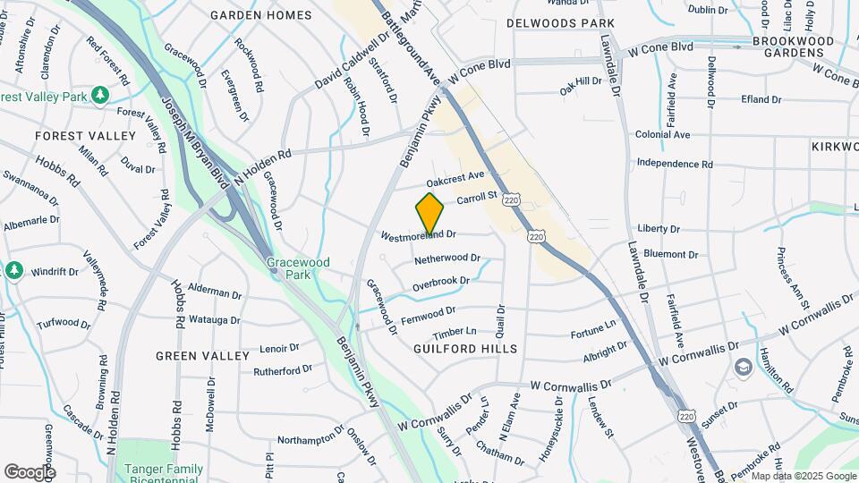 2521 Westmoreland Dr Map and Location Details