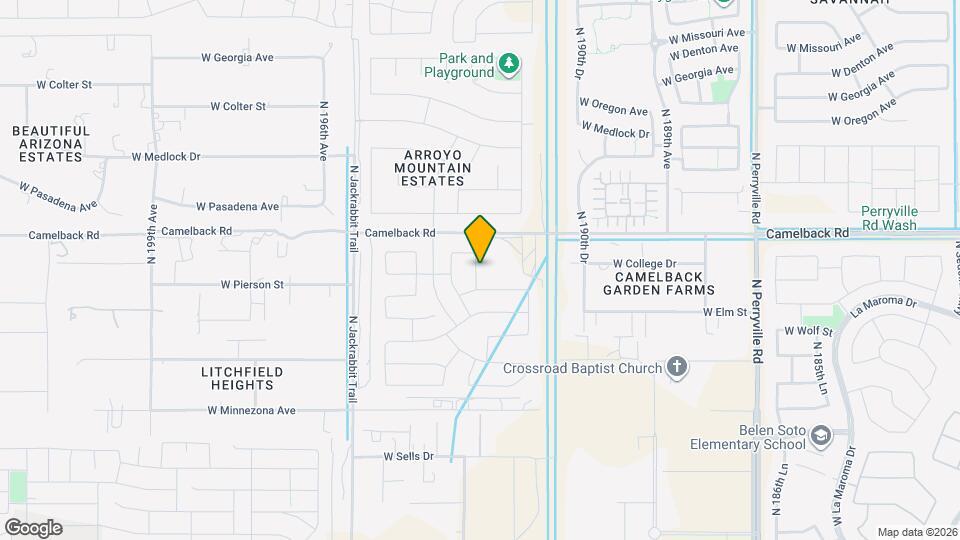 4907 N 192nd Ln Mapa y Detalles de la Ubicación