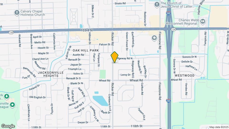 5807 Ricker Rd Map and Location Details