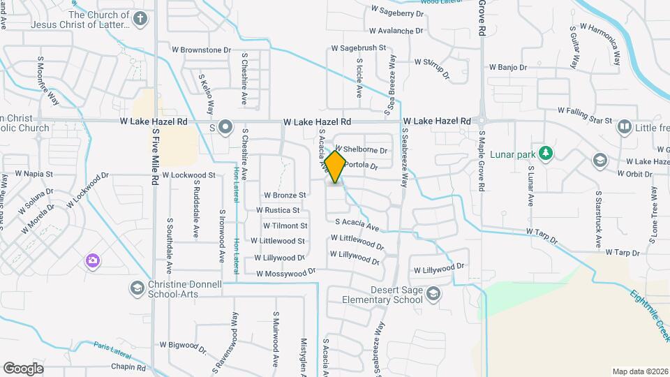 6523 S Covewood Way Map and Location Details