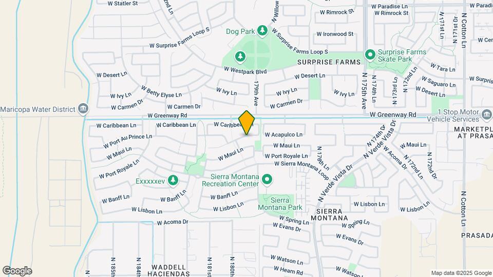 17941 W Port Au Prince Ln Map and Location Details