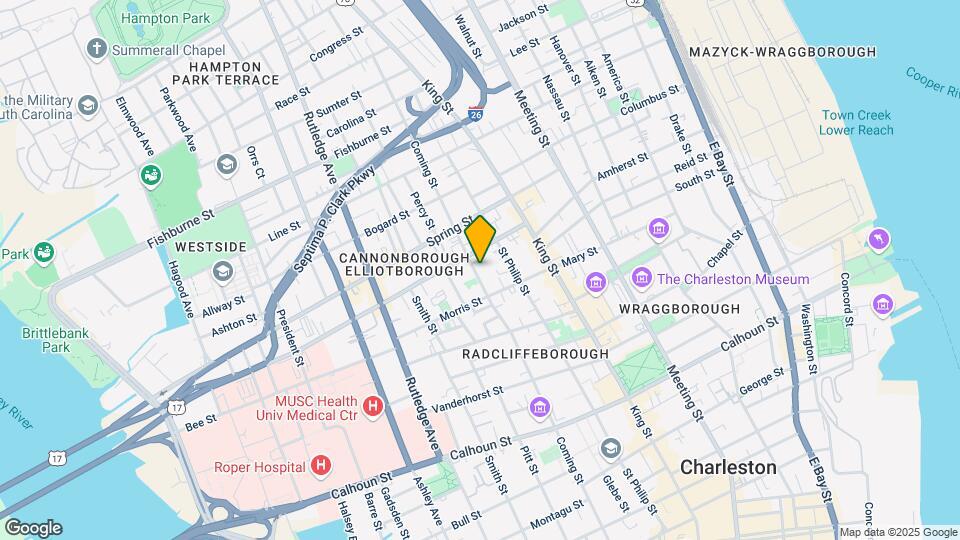 Radcliffe Manor Mapa y Detalles de la Ubicación
