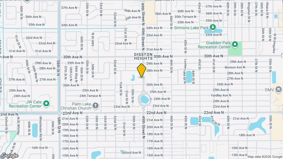 2642 49th Street N Map and Location Details