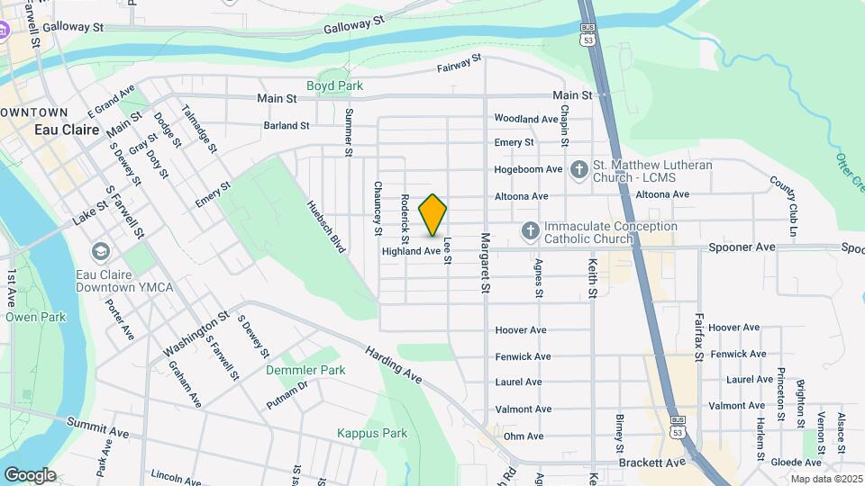 1428 Highland Ave Mapa y Detalles de la Ubicación