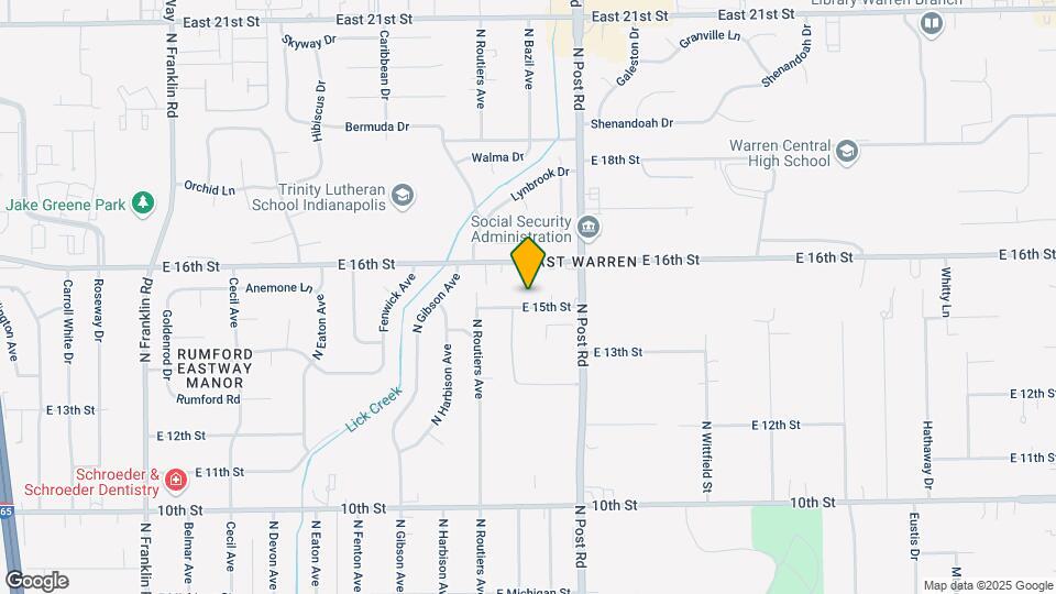 8838 E 15th St Mapa y Detalles de la Ubicación