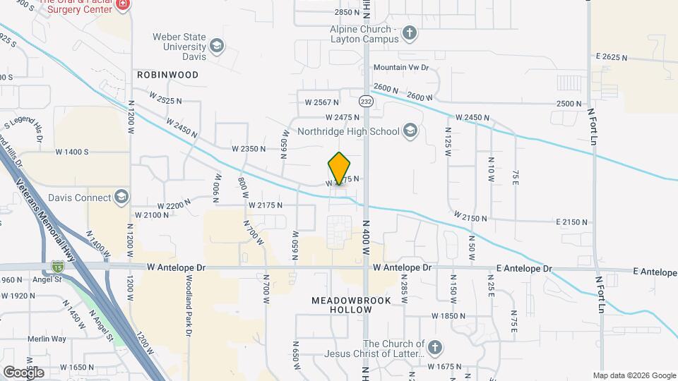 2244 N 500 W Map and Location Details