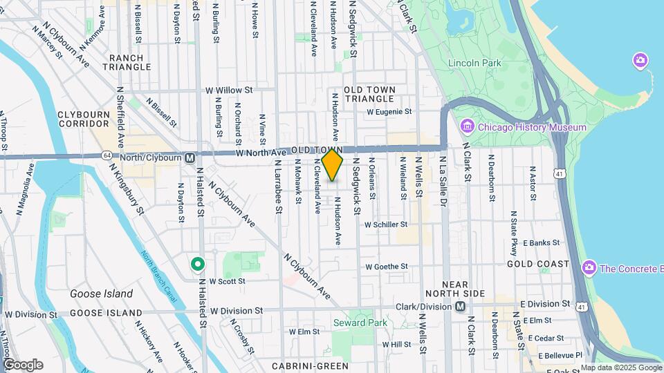 1502 N Hudson Ave, Unit 3 Mapa y Detalles de la Ubicación