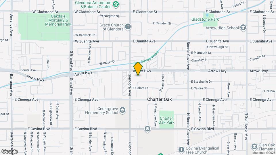 5134 Glendora Ave, Unit 33 Map and Location Details