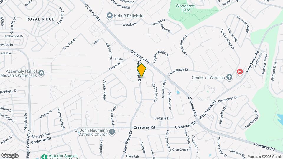 9550 New World Dr Map and Location Details