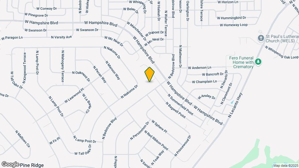 5874 N Bonview Point Map and Location Details