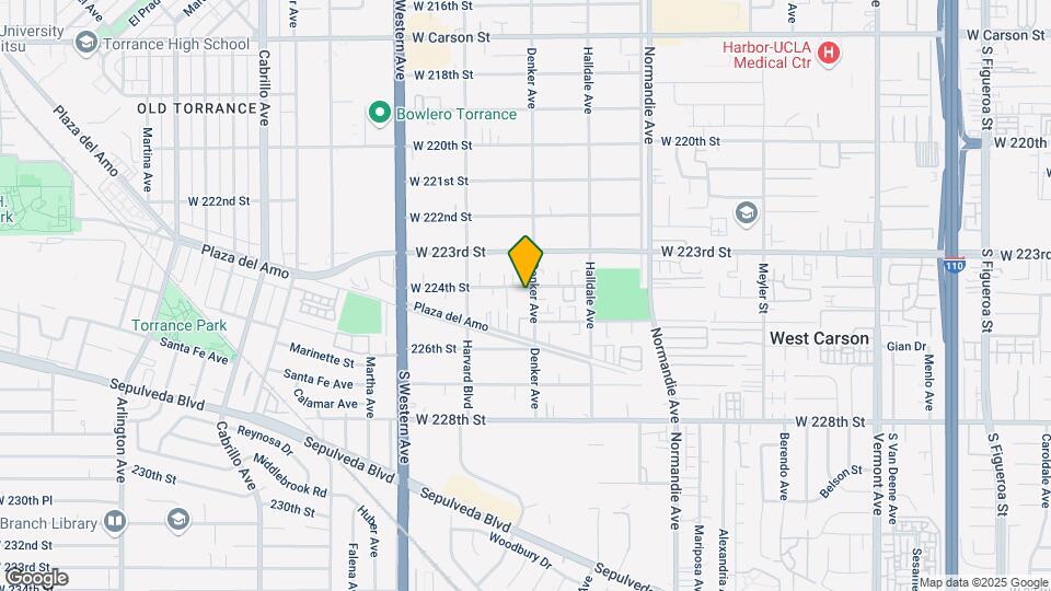 22407 Denker Ave Mapa y Detalles de la Ubicación