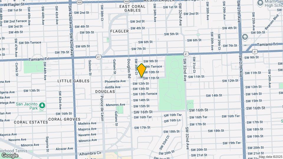 3431 SW 12th St Map and Location Details