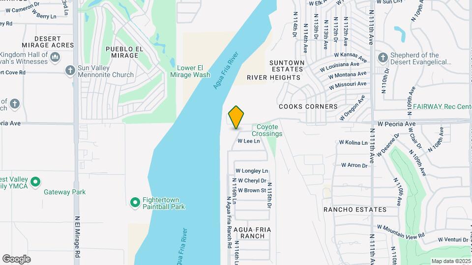 10562 N 116th Ln Mapa y Detalles de la Ubicación