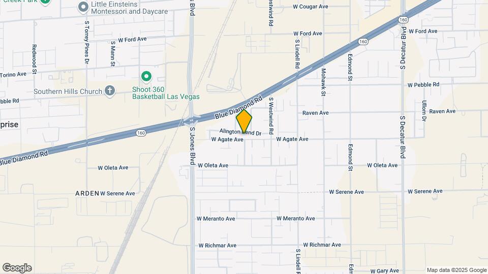 5806 W Agate Ave Map and Location Details