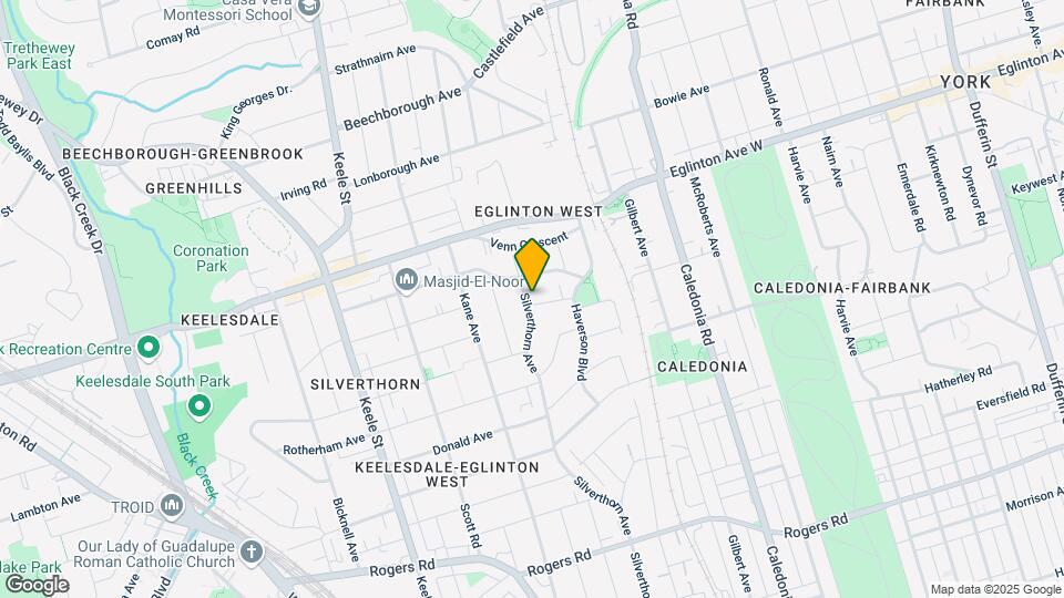 537 Silverthorn Av Map and Location Details