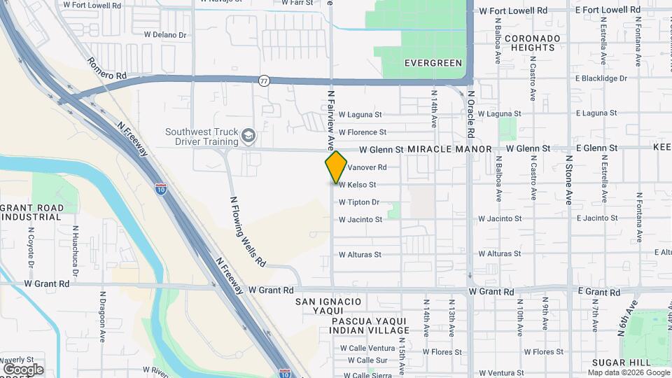 859 W Kelso St Map and Location Details