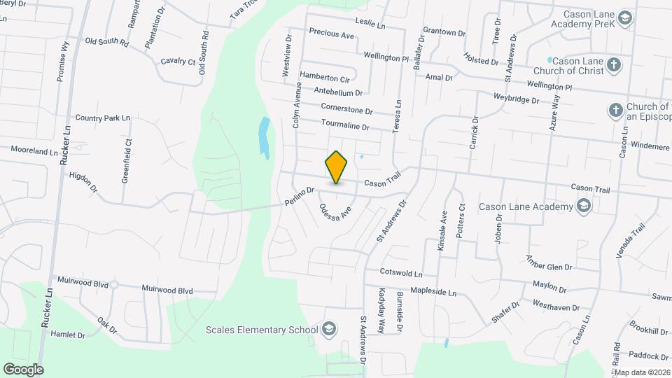 3318 Perlino Dr Map and Location Details