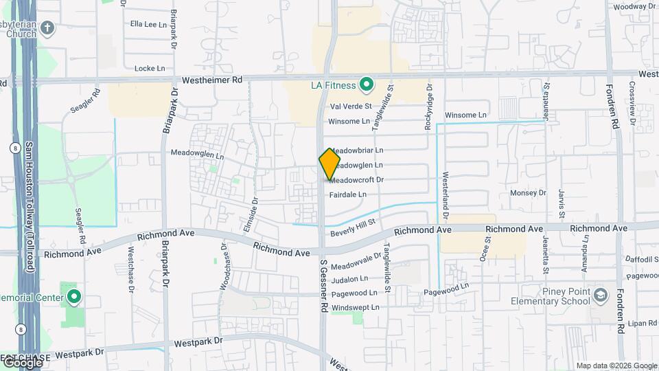 9655 Meadowcroft Dr Map and Location Details
