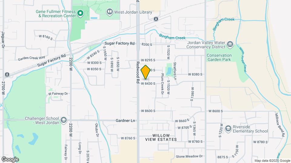 1658 W 8430 S Map and Location Details