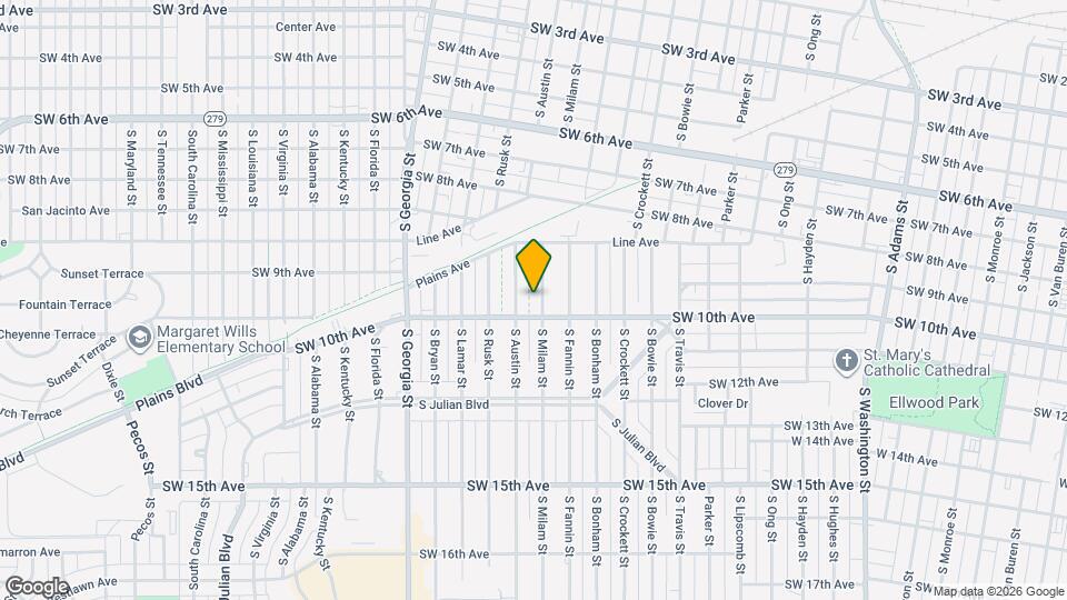 924 S Milam St Map and Location Details