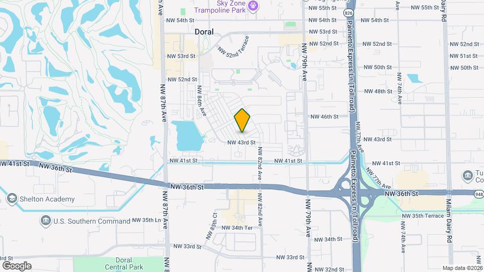 4460 NW 83rd Ave Map and Location Details