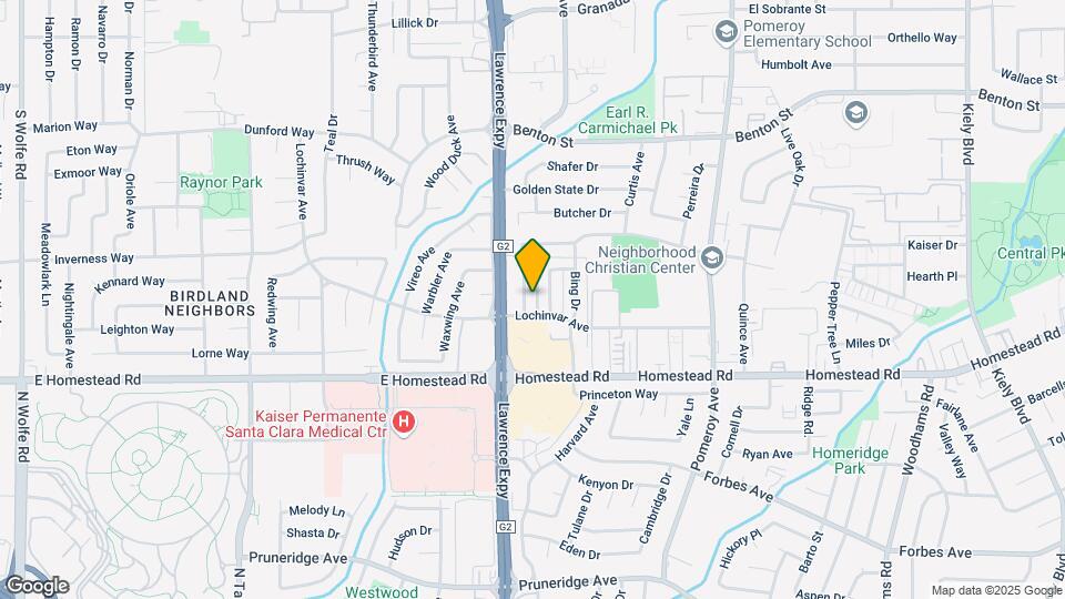 861 Burbank Dr Map and Location Details