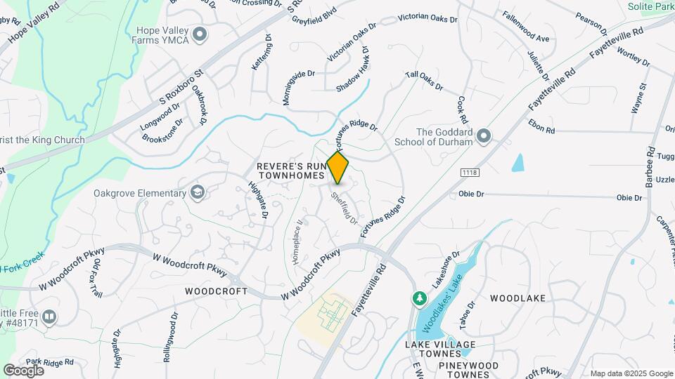 5500 Fortunes Ridge Dr Map and Location Details