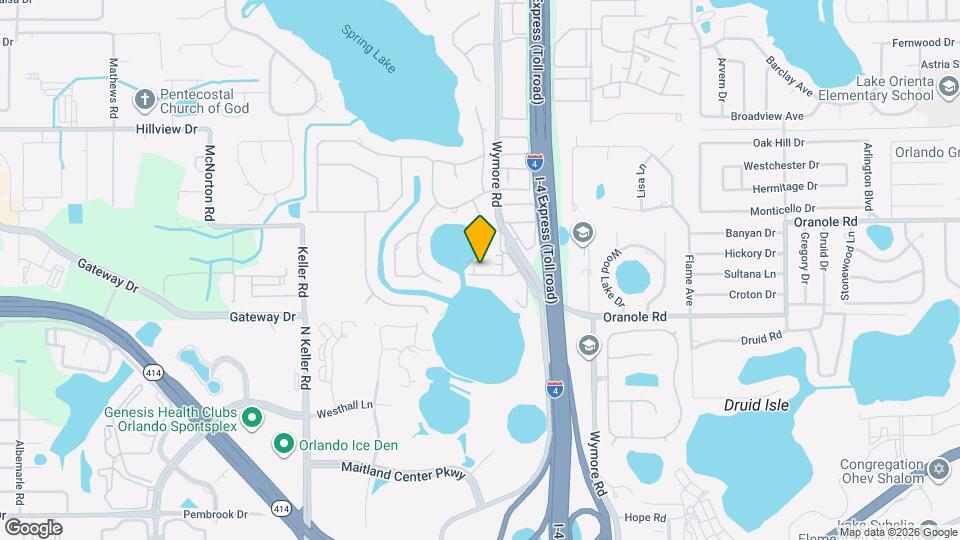 926 N Lake Destiny Rd Map and Location Details