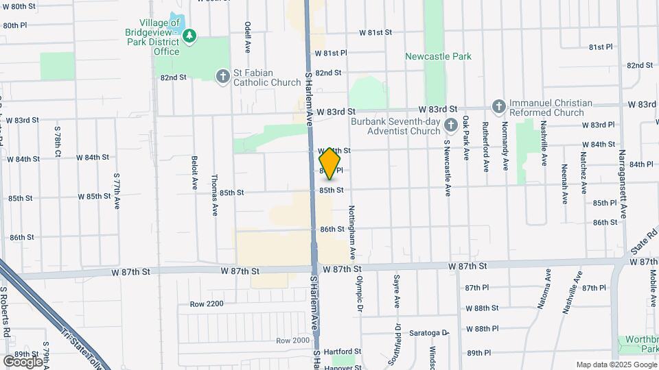 7142 W 85th St Map and Location Details
