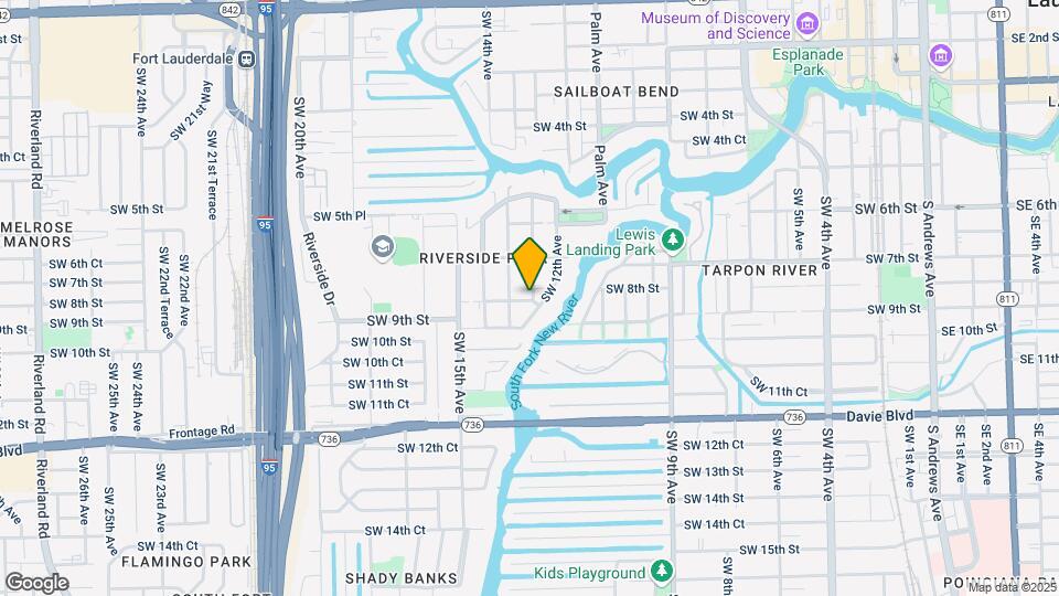 1313 SW 8th Ct Map and Location Details