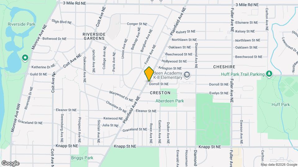 713 Dorroll St NE Map and Location Details