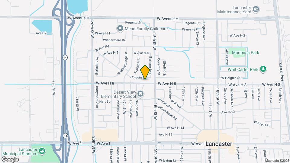 1539 W Ave H 8 Map and Location Details