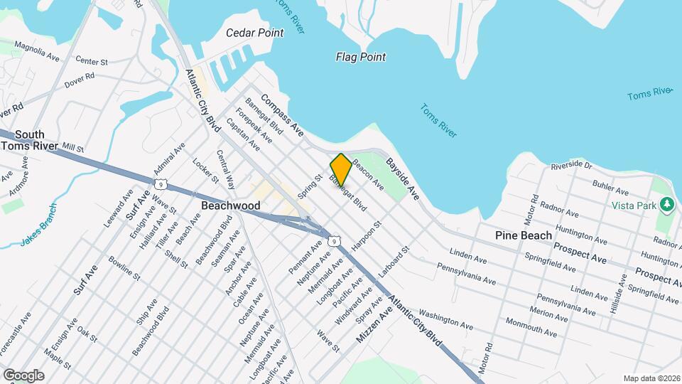 436 Barnegat Blvd Map and Location Details