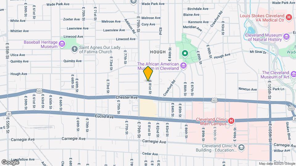 1862 E 81st St Mapa y Detalles de la Ubicación