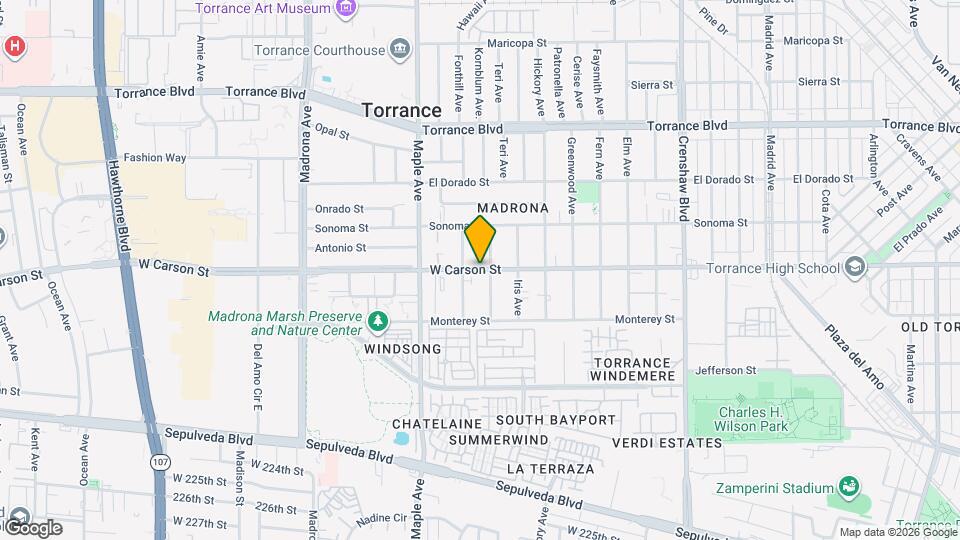 2857 W Carson St Map and Location Details