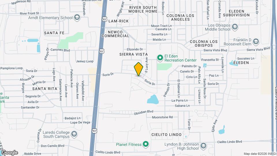 2214 Durazno Ct Map and Location Details