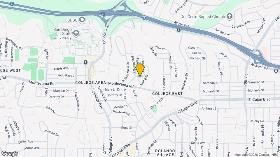 5121 Tipton St Map and Location Details