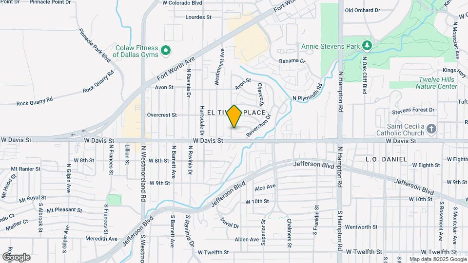 610 Cliffdale Ave Map and Location Details