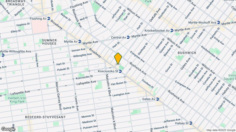 1132 De Kalb Ave Mapa y Detalles de la Ubicación