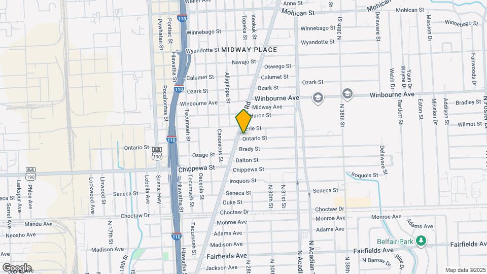 2722 Ontario St Map and Location Details