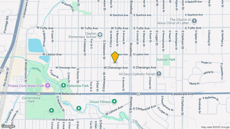 4871 S Bannock St Map and Location Details