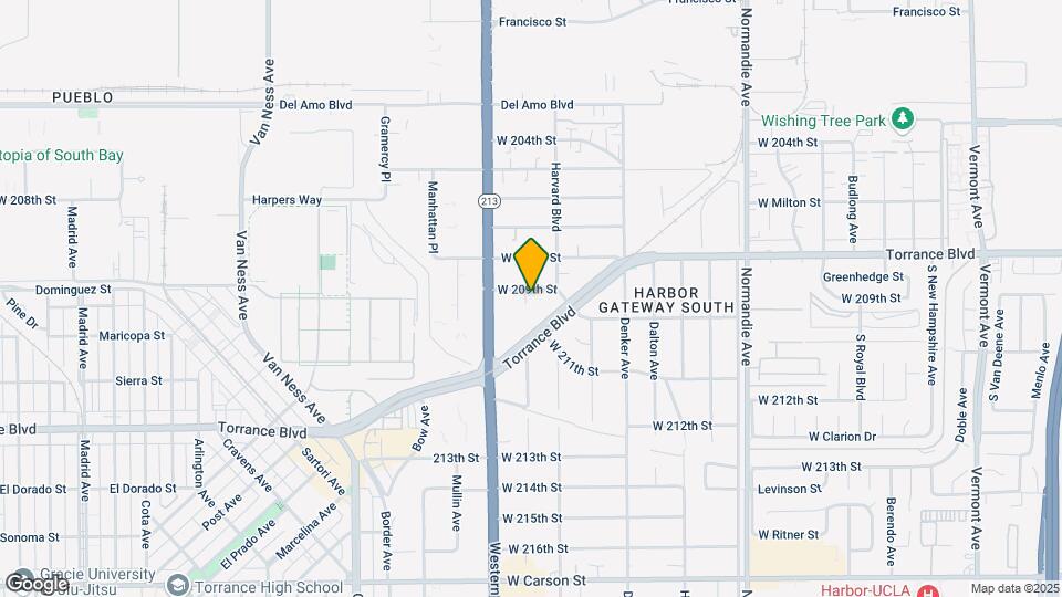 1626 W 209th St Mapa y Detalles de la Ubicación