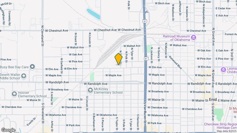 1326 W Elm Ave Map and Location Details